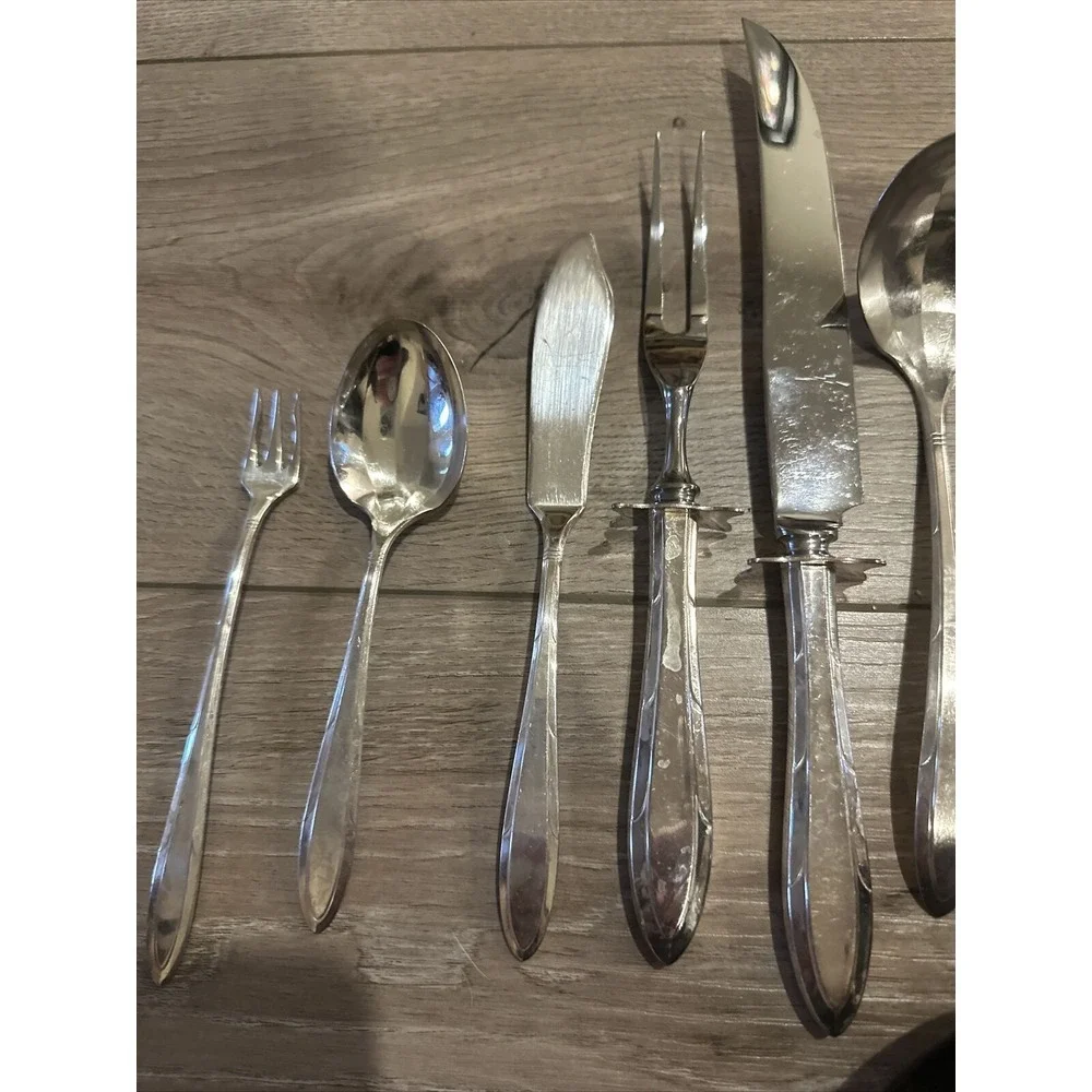Oneida‎ Silver Nobility Plate  REVERIE Silverplate Salad Serving Set